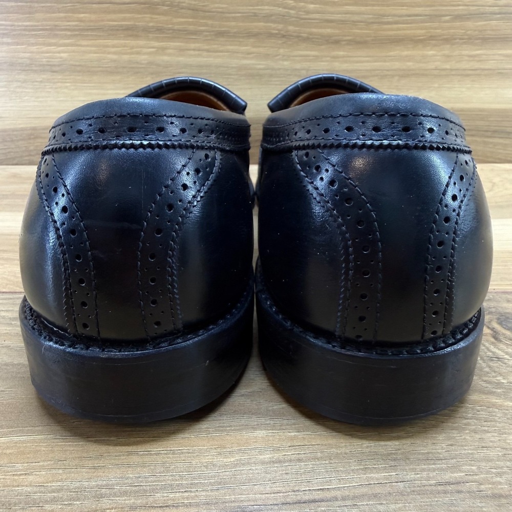 Allen Edmonds Bridgeton Mens 8.5 E Black Kiltie Tassel Loafers Dress Shoes - Picture 7 of 11